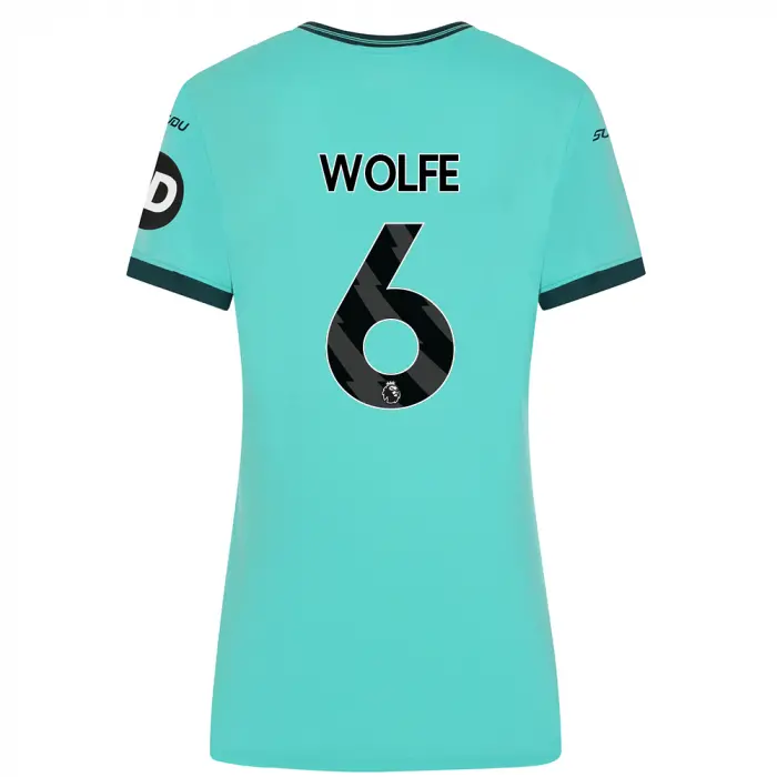 Wolverhampton Wanderers Kits Shop | 2025-26 Wolves Away Shirt – Womens WOLFE 6 Wolves Jerseys and Gear